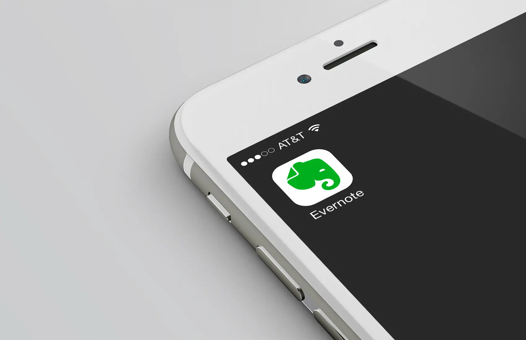 student evernote app on phone