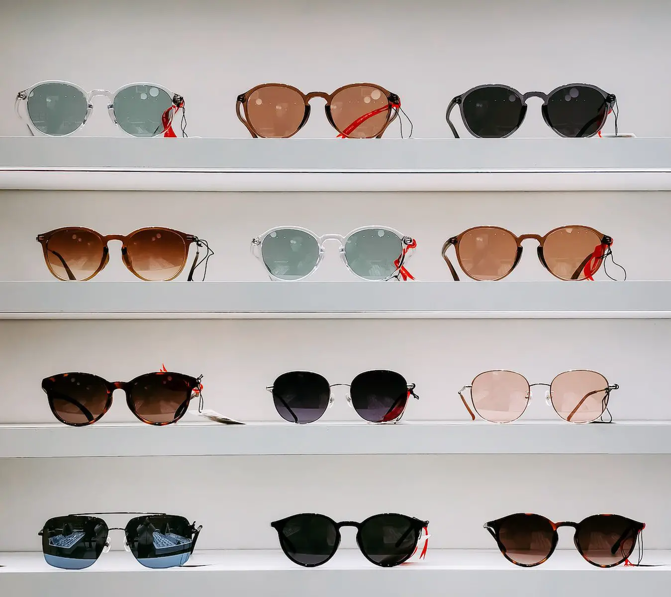 student black framed sunglasses